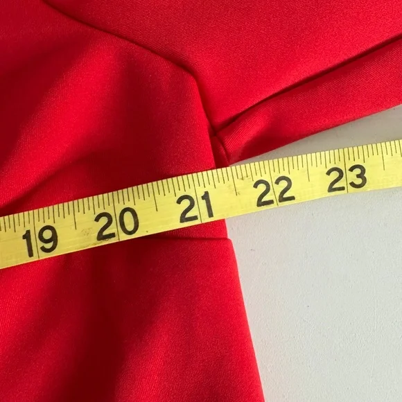 Eloquii Red Plus Size Bodycon Midi Dress - Picture 8 of 10